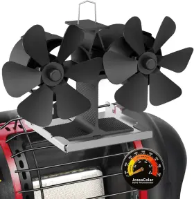 Jossacolar 711181329537 Wood Stove Fan For Mr Buddy Heater Little And Big Included Bracket T
