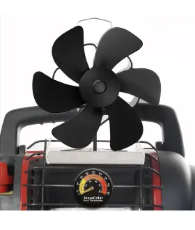Jossacolar 755532777776 Wood Stove Fan For Buddy Heater Thermoelectric Heat Powered Fireplace Bracket