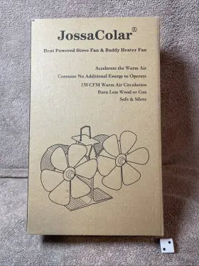 F1212b Jossacolar For Heat Powered Stove Fan And Buddy Heater