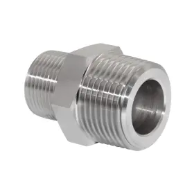 Al1-860-eff Joytube Reducer Hex Nipple 1 Inch X 3/4 Npt O.d 1-1/4 Silver