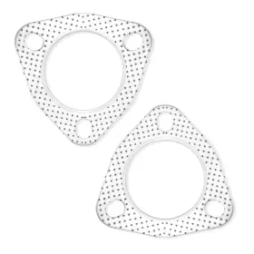 Dian-0905 Junecarp ‎ Junecarp-pai 2pcs 2.25 Inch Exhaust Gasket Set 3-bolt Flange With High Sealing