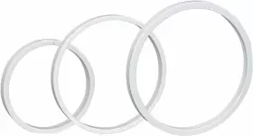 45055 King Innovations Innovation Leak-b-gone Pvc Ring 3 Count Pack Of 1 White