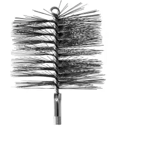 Kiwdzfu 445007457403 6 Inch Stainless Steel Chimney Cleaning Brush 1/4 Npt Fitting For Masonry Flue