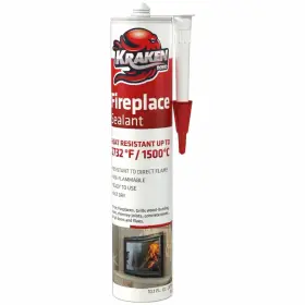 Kraken Bond 810108221197 Fireplace Sealant - Caulk Black 10.1 Oz 1 Pack Kraken Bond 810108221197 Fireplace Sealant - Caulk Black 10.1 Oz 1 Pack