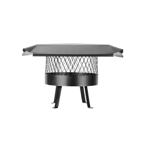 Liberty Cbo813 Draft King Single Flue Round Chimney Cover - 12 Inch Slip-in Welded Leg