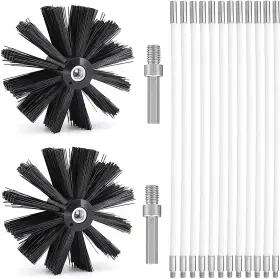 Ligearow 445031813855 16ft Chimney Sweep Kit Cleaning Cleaner Air Duct