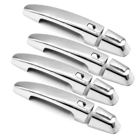 Ljiza-1460s Lj International M Quality Accessories Chrome Plated Block-smart Keyholes Handle Covers Compatib