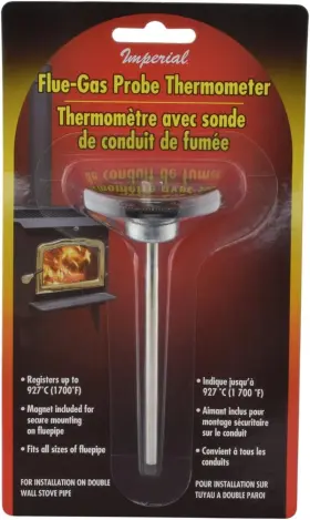 Kk0166 Lmported 313030821874 Imperial Flue-gas Stove Pipe Probe Thermometer 1 700f With Magnetic Mount #3