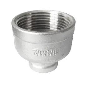 Lozome Ss0190000 1-1/4 Inch X 1/2 Female Reducer Reducing Silver