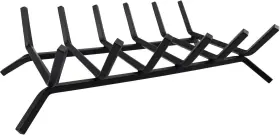 Luoieo 744173219240 Firewood Burning Rack Holder For Wood Outdoor Fireplace Stove Indoor 27inch