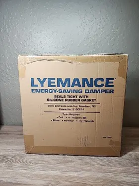 12113 Lyemance 13 Inch X Fireplace Energy-saving Damper Chimney Cover Top Lid #2