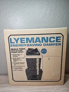 12113 Lyemance 13 Inch X Fireplace Energy-saving Damper Chimney Cover Top Lid