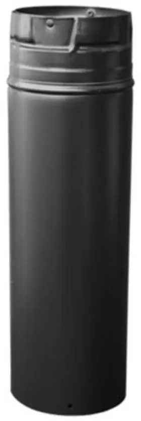 6dbk-24 M And G Duravent Durablack Wood-stove Pipe Black Single-wall Stainless Steel 6x24- Inch -6dbk-24