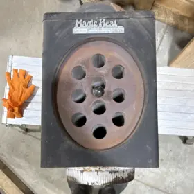 Magic Heat 915u Reclaimer Black Brown Metal For Heating Appliances Stove 8 Inch