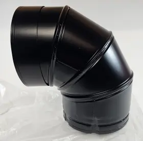 Slp90-bk Majestic Slp 90 Degree Elbow Venting Component For Gas Fireplaces Black New