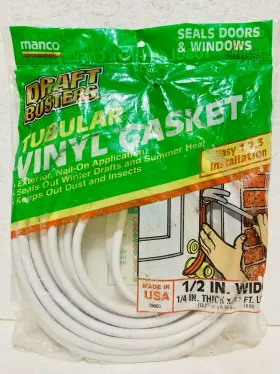 Manco 075353080603 Tubular Vinyl Gasket For Windows And Doors Lot Misp New Old Stock