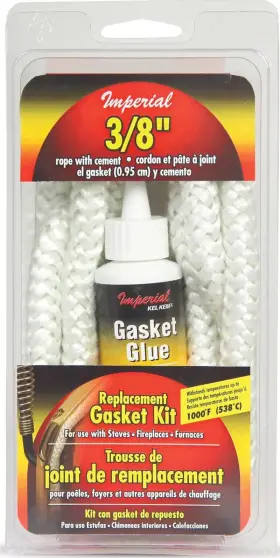 Ga0187 Manufacturing Gasket Rope Kit 3/8 In W X 6 Ft L Fiberglass White
