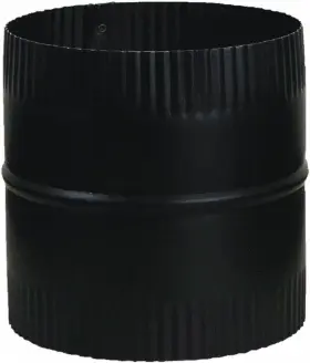 Bm0049 Manufacturing Group 8 Black Matte Double End Crimped Stovepipe Connector