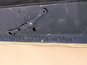 Cd33 Marshall Stamping Fireplace Damper With Poker Control - 33 Inch