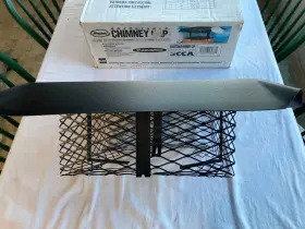 Master Flow 050206170335 Gaf Scca Adjustable Chimney Cap 8 Inch X Black No Screws Or Hardwa #2