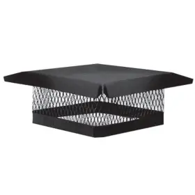 Master Flow 313045844851 9 X In Galvanized Steel Fixed Chimney Cap Fits 7-1/2 To 9-1/2