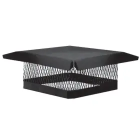 Master Flow 445007577590 Fixed Chimney Cap Spark Arrestor Galvanized Steel In Black 13 Inch X 18 Master Flow 445007577590 Fixed Chimney Cap Spark Arrestor Galvanized Steel In Black 13 Inch X 18