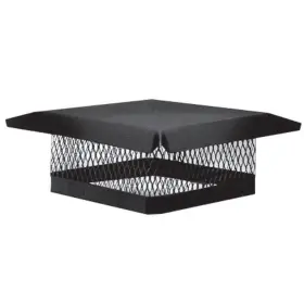 Master Flow 711181041798 9 X In Galvanized Steel Fixed Chimney Cap Fits 7-1/2 To 9-1/2