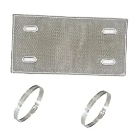 Tdtd2 Mautemowing 4 Inch X 8 Exhaust Heat Shield Titanium Pipe With Stainless Steel
