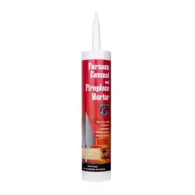 Meecos 074197001225 Red Devil Furnace Cement 10.3 Oz Tube Buff