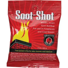 Meecos Red Devil 074197100164 3 Oz. Stick Soot-shot Soot Remover 16-3 Pack Of 36