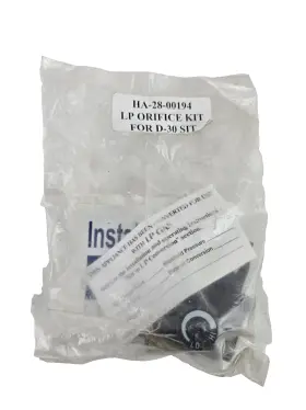 Mendota Ha-28-00194 Gas Fireplace Insert Lp Conversion Kit Ha2800194 D-30 Sit