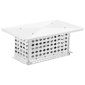 Cc8x17 Merxeng 8 Inch X 17 Chimney Cap 304 Stainless Steel Fireplace Cover Flue Caps