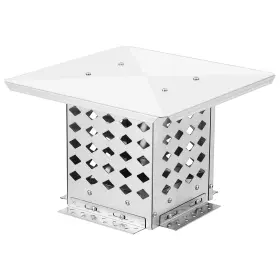 Cc8x8 Merxeng 8 Inch X Chimney Cap 304 Stainless Steel Fireplace Cover Flue