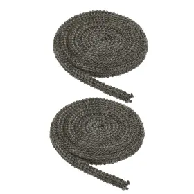 Metallixity 609044708288 2pcs 73 Inch Wood Stove Gasket High-temperature Resistance Seal Rope For Diy Metallixity 609044708288 2pcs 73 Inch Wood Stove Gasket High-temperature Resistance Seal Rope For Diy
