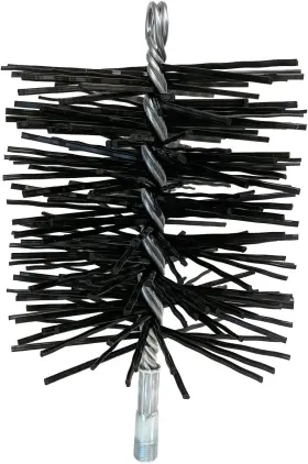 Midwest Hearth 445004652610 Poly Chimney Cleaning Brush Round Polypropylene Bristles Galvan