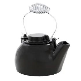 W9y-adm-t-16-bk Minuteman International 2dot5 Quart Cast Iron Humidifying Woodstove Kettle