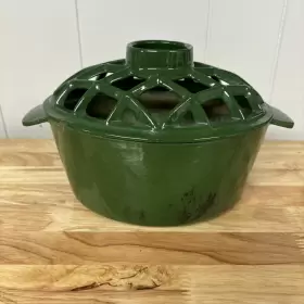 T-50-gr Minuteman International 2.2 Quart Enamel Filigree Steamer Lattice Top T50gr #3