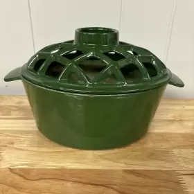 T-50-gr Minuteman International 2.2 Quart Enamel Filigree Steamer Lattice Top T50gr