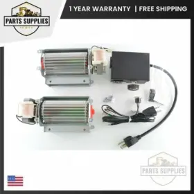 Montigo Hfk50 2 Piece Fireplace Blower Fan Kit