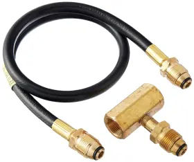 F273737 Mr. Heater 2-tank Hook-up Kit With Tee And 30-inch Hose Assembly P.o.l. Mal