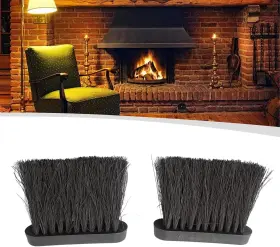 Sz3p6slb20wdv9a9bhodb Mr.poorhippo 2pcs Hearth Brush Oblong Replacement Spare Head Refill Companion Sets Fireplace