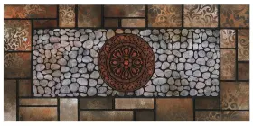 Mt-flower-55120 Mtouock Large 47 Inch X22 Heavy Duty Welcome Mat Outdoor With Non-slip Rubber Backing - D