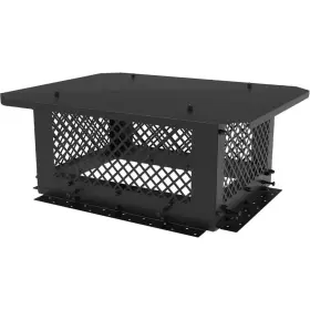 Mximu 313055061033 14 Inch X 19 Black Galvanized Steel Fireplace Chimney Caps For Outside