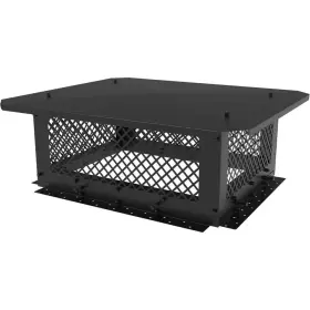 Mximu 744759042606 18 Inch X 22 Black Galvanized Steel Fireplace Chimney Caps For Outside