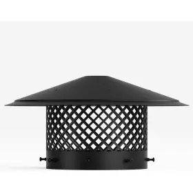 Mximu Hdycg6010 10 Inch Black Round Galvanized Steel Fireplace Chimney Caps For Outside