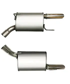 603107 Northeastern Exhaust Stainless Steel Pair Of Muffler Compatible Wit 603107 Northeastern Exhaust Stainless Steel Pair Of Muffler Compatible Wit
