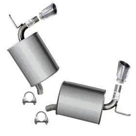 Northeastern Exhaust 712809075645 Stainless Steel Pair Of Muffler Compatible For Northeastern Exhaust 712809075645 Stainless Steel Pair Of Muffler Compatible For