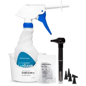 90010 Nuance Medical Earclearrx Flexible Tip Kit Complete At-home Ear Cleaning For Adults