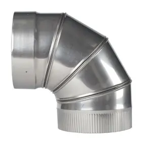 3601367 Olympia 4 Inch Rhino Rigid 316l Stainless Steel 90 Deg Adjustable Liner Elbow