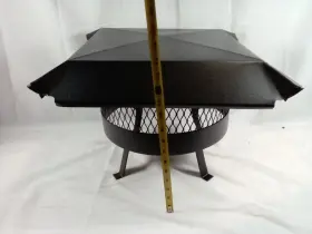 Cbc815 Oregon 14 Inch Round Black Galv Slip-in Cap 5/8 California #3